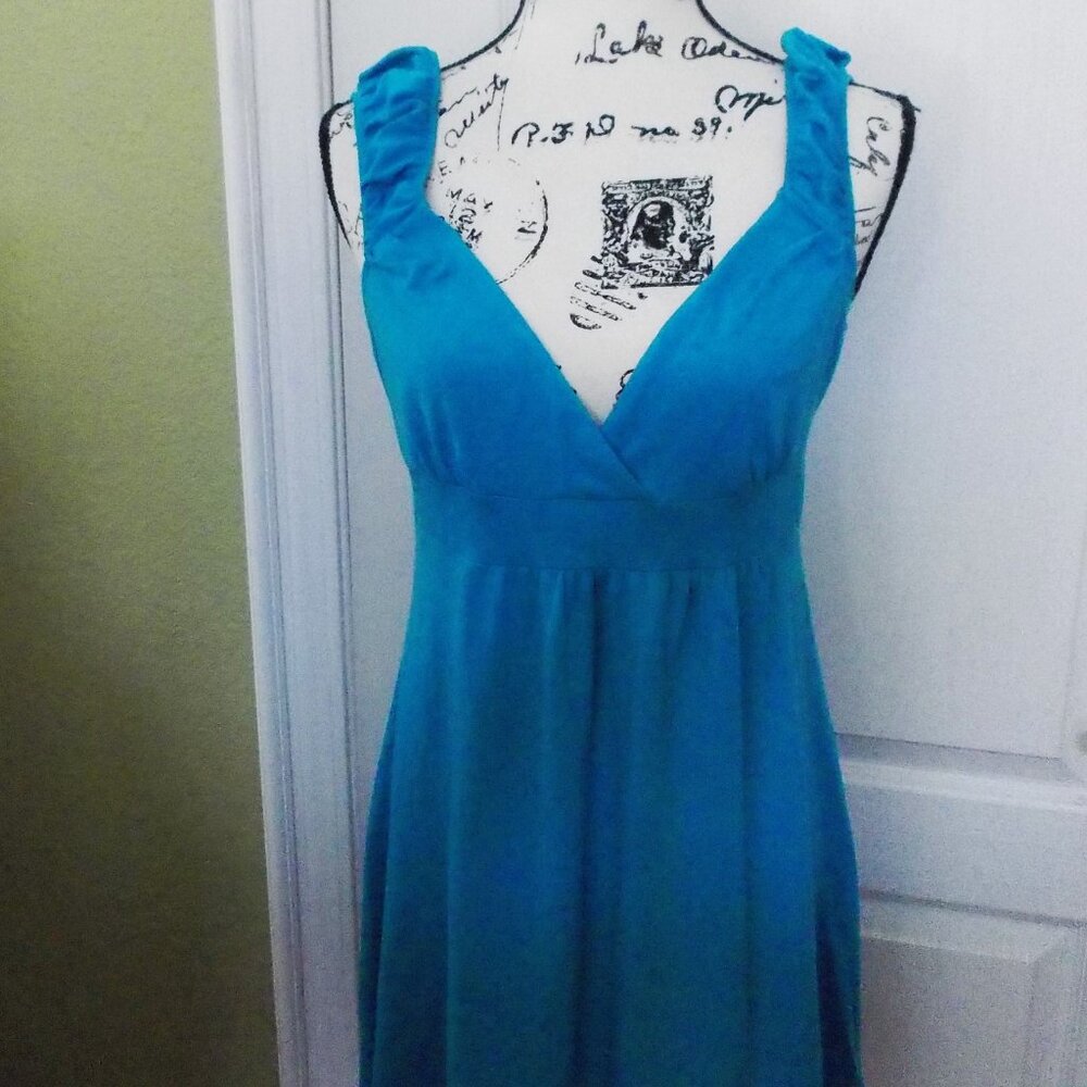 Hypnotized Sleeveless V Neck Dress L